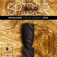 MM Metalický SPIDER GEL, zlatý - Metallic Gold 23