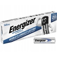 10x Baterie ENERGIZER ULTIMATE LITHIUM AA L91 R6 1,5V Grube Paluszki
