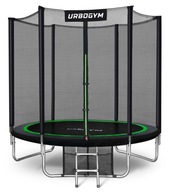 TRAMPOLINA OGRODOWA Z SIATKĄ WEWNĘTRZNA DO OGRODU DLA DZIECI 8 FT 252CM