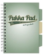 Kolotoč Pukka Pad A5 Project Book Sage zelený
