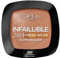 L'OREAL PARIS INFAILLIBLE 24H FRESH WEAR BRONZER 300 LIGHT MEDIUM