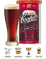 Piwo brewkit Coopers 23l piwa DARK ALE słód drożdże zestaw piwny beerkit