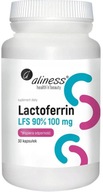 Aliness Lactoferrin LFS 90% LAKTOFERYNA 100mg 30k Infekcje Odporność Żelazo