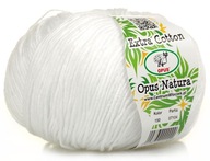 WŁÓCZKA OPUS NATURA EXTRA COTTON NR 150 BIAŁA