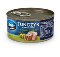 Tuniak v kúskoch v olivovom oleji 160g Lisner