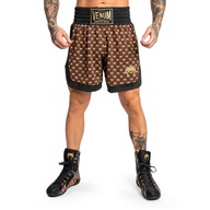 Pánske boxerské šortky Venum Monogram Boxing black/brown L