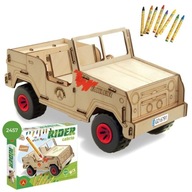 Stavebná hračka Alexander - Skladacie dreváky - Rider Cabrio