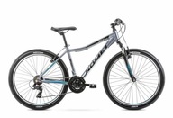 Rower Górski MTB ROMET Rambler R6.0 JR LTD Grafitowo-Turkusowy R 17"