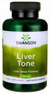 Swanson Liver tone Pečeň Regenerácia 120kaps. Trávenie Stres Energia