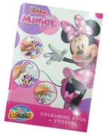 Maxi omaľovánky Disney so samolepkami - Minnie Mouse