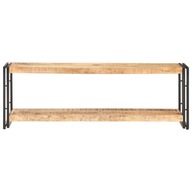 vidaXL Skrinka pod TV, 120x30x40 cm, surové mangovníkové drevo