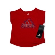 Koszulka t-shirt dziewczęcy logo ADIDAS 12 msc