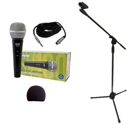 Shure SV 100 - mikrofon dynamiczny + statyw + gąbka