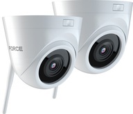FORCE 2x Kamera WIFI IP 2MPx IP-WI-2030D Kamera do monitoringu FULL HD IR30