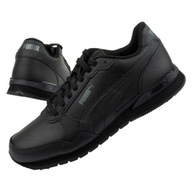 Puma pánska kožená športová obuv čierna ST Runner v3 L 384855 11 VEĽ. 43