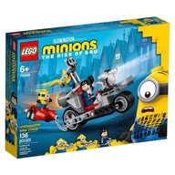 LEGO MINIONS Nezastaviteľný Motocykel Uteká 75549