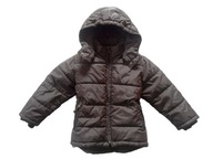 H&M brązowa ciepła zimowa kurtka 110