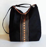 Torba worek hobo xl w stylu etno boho na prezent