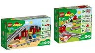 KLOCKI LEGO DUPLO WIADUKT 10872 + LEGO TORY 10882 DO POCIĄG 10874 I 10875