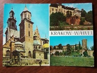KRAKÓW WAWEL widoki mozaika zamek katedra 1972 r.