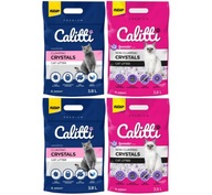 CALITTI Crystals LAVENDER / CLUMPING Żwirek silikonowy dla kota MIX 4x3,8L