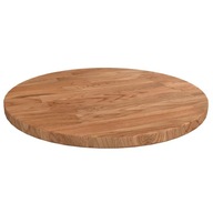 Okrúhla stolová doska k stolíku svetlohnedá Ø30x1,5 cm masívny dub