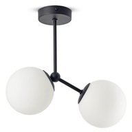 Lampa Sufitowa Żyrandol Plafon Full Globe Glass 561-D2 G9 Białe kule LED