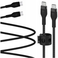 Belkin Kabel Boost Pro Flex USB-C do USB-C Elastyczny Nylonowy oplot 60W 1m