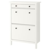 IKEA HEMNES Skrinka na topánky 2 priehradky biela 89x30x127 cm