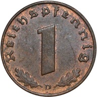 1 Reichspfennig 1939 D Ładna