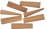 Kliny montażowe drewniane dąb,buk,jesion 100szt