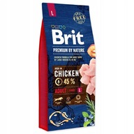 BRIT PREMIUM BY NATURE ADULT LARGE L 15KG