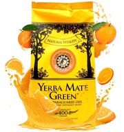 YERBA MATE GREEN Naranja 400g pomarańczowa