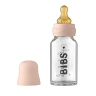 BIBS: antykolkowa butelka szklana 110 ml BLUSH 0+