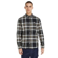 TOMMY HILFIGER PÁNSKA KOŠELI TJM CLSC ESSENTIAL CHECK SHIRT ČIERNA r.L