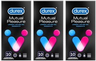 Durex Mutual Pleasure prezerwatywy z wypustkami opóźniające wytrysk 30 szt.