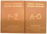 Zestaw 2 książek Wielki słownik polsko - rosyjski