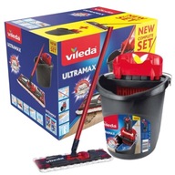 Mop Vileda Ultramax Box Mop Vedro Odšťavovač Mop Plochý Vileda Vedro