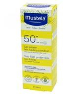 Mustela SUN Mleczko przeciwsłoneczne wysoko wodoodporne SPF 50 + 100ml