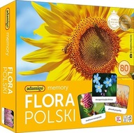 GRA MEMORY MEMO FLORA POLSKI rośliny Polski gra pamięciowa dla dzieci