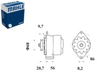 Alternátor Mahle MG 396