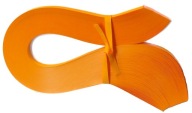 Quilling szalag 3mm 200db NARANCS VILÁGOS C3