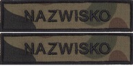 Nazwisko na mundur wojskowy wz.123UP/MON Naszywka IMIENNIK na rzep US-22 x2