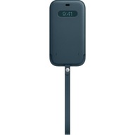 Puzdro Apple Leather Sleeve MagSafe pre iPhone 12 Pro Max (pobaltská modrá)