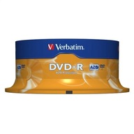 VERBATIM DVD-R 4,7 GB 16X CAKE*25 43522