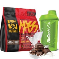 Mutant Mass Gainer Čokoláda 2270g + Shaker 600 ml