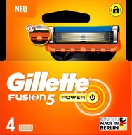 GILLETTE FUSION5 POWER WKŁADY OSTRZA WYMIENNE (4SZT.)