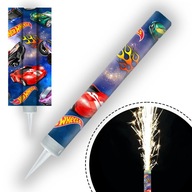 SZÖKŐKÚT GYORS AUTÓ RAC GYERTYA SZÜLETÉSNAPI TORTA PARTY 12cm