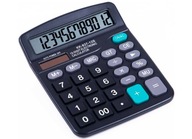 Veľká elektronická kalkulačka základná verzia 12-ciferná čierna
