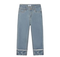 Spodnie jeans Mayoral 6580 niebieskie slim r.128